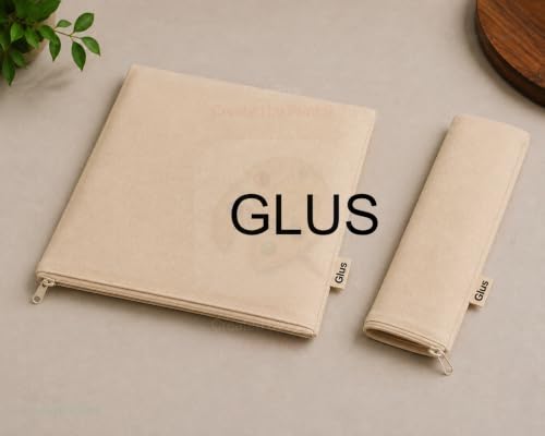 Image of Glus Combo (Set of 1 Pair) Cotton Belan Cover & Chakla Cover | Hygiene Cover Protect from Insects,Cockroach,Fly | Breathable, Washable, Reusable,Rolling Pin Cover(Cover-Set of 1)