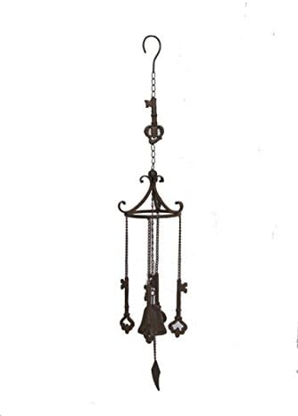 Rustic cast iron wind chime (Keys)