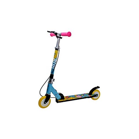 Velotouro Kick Scooter for Kids with Adjustable Height, Handbrake and Patented One-Click Folding Mechanism for Boys and Girls Ages 3+ Cover