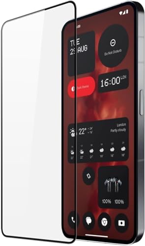 Image of QsmQam Military-Grade Tempered Glass Compatible with Nothing Phone 3A /Nothing Phone 3A Pro with Anti-Explosion 9H Hardness Coverage Screen Guard