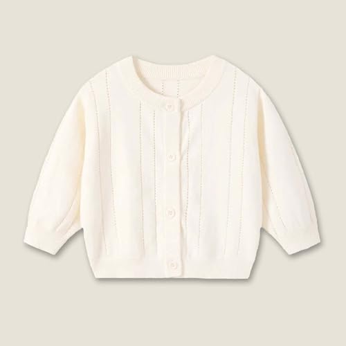 Girls Boys Cardigan Long Sleeve Crochet Hollow Out Knit Tops Kids Basic Crewneck Sweater Button Front Cardigan Shrugs2