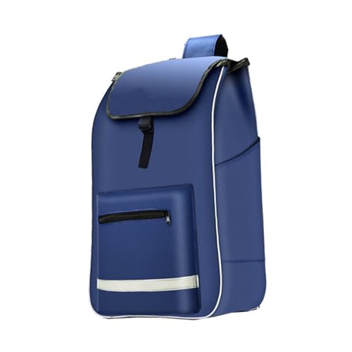 Bolsa de repuesto para carrito, gran capacidad de 55x30x19cm en color azul ultra funcional.