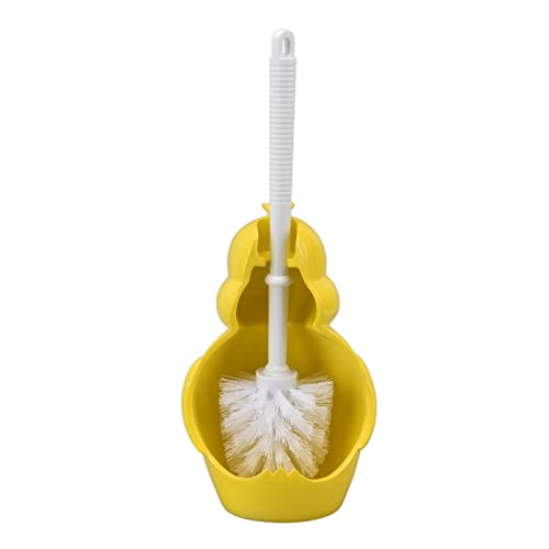Image of Bathroom Toilet Brush, Little Seamless Toilet Brush with Base, Stainless Steel, Eco-Friendly, Compact Design, for Home Use, Daily Cleaning, Bathroom Accessories