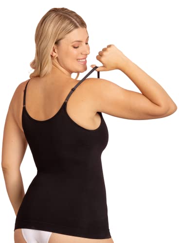 Shapermint Scoop Neck Compression Cami - Tummy And Waist Control Body Shapewear Camisole Black #TOP5