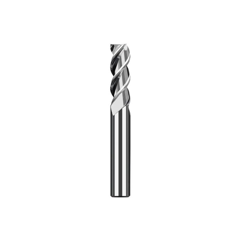 1/5/10 pezzi D6-d20 3 taglienti fresa in metallo duro HRC45/55 fresa in tungsteno for utensili CNC pannello composito in alluminio carburo solido(10pcs HRC45 3F,D10xD10x150L)