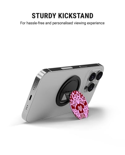 Image of DailyObjects Purr Man Moto Compatible with Magsafe Phone Grip