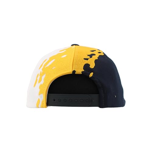 Image of ZHATS NHL Unisex-Adult NHL Officially Licensed Adjustable Snapback Hat Flat Bill Z11 Retro Paintbrush