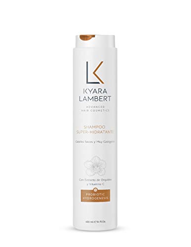 Kyara Lambert - Shampoo super hidratante com extrato de orquídea selvagem e vitamina C, 400 ml | Xampu hidratante regenerador | cabelo forte e saudável