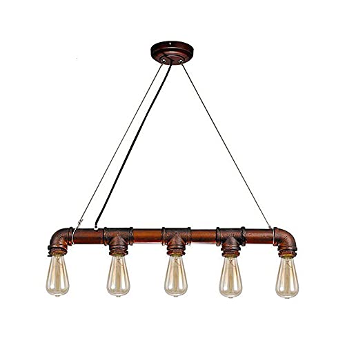 BHIAG Lámpara Colgante de Steampunk tubería de Agua lámpara Industrial Industrial lámparas de Techo Colgantes de Techo Colgante de la Cocina lámparas de suspensión de tubería para la Granja