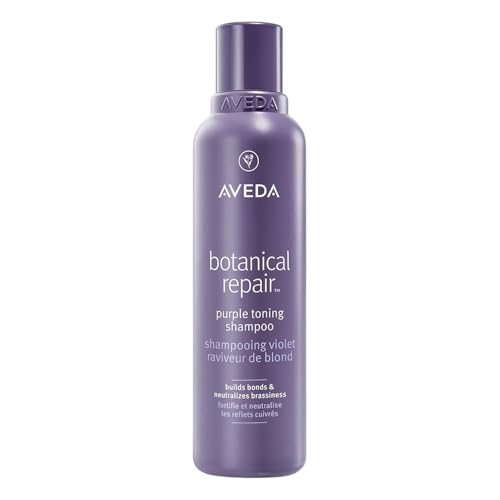 Aveda Botanical Repair - Champú tonificante morado para cabello rubio, plateado y gris, sin silicona, 96% de origen natural*, 200 ml, 200 ml