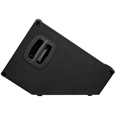 Seismic Audio - SA-12MT-PW - Powered 2-Way 12" Floor / Stage Monitor Wedge Style with Titanium Horn - 300 Watts RMS - PA/DJ Stage, Studio, Live Sound Active 12 Inch Monitor - Thumbnail 7