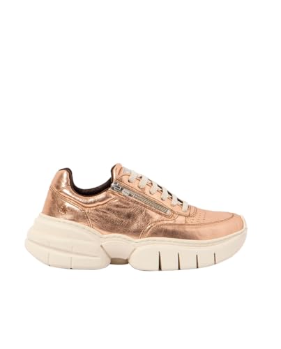 Chaussures ART 1633 Metalizado Rosa pour femme, baskets Athens Pink confortables
