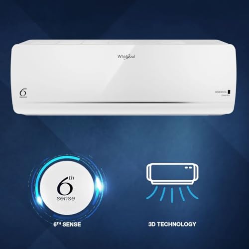 Whirlpool 1.5 Ton 3 Star, 3DCOOL Inverter Split AC (3DCOOL 10T 3S INV EXP S6M1PP0-2026 Model, Copper, Convertible 5-in-1 Ultra Chill, 6th Sense, 3D Technology, HD Filter White) view 2
