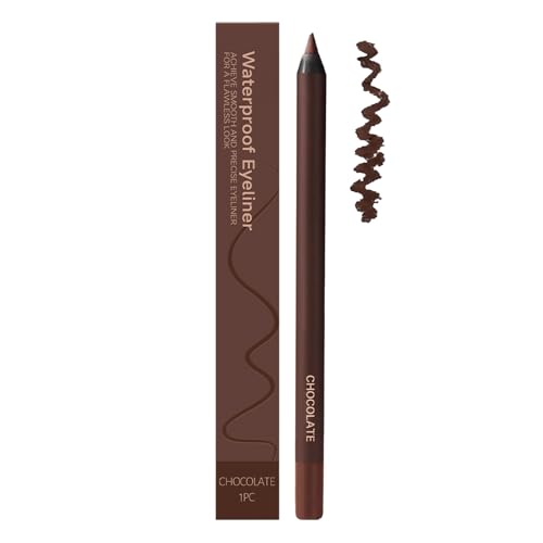 Delineador de Ojos Resistente a Manchas | Doble Función Impermeable Antimanchas Lápiz | Maquillaje Resistente Al Agua Para Viajes Natación Y Fiestas