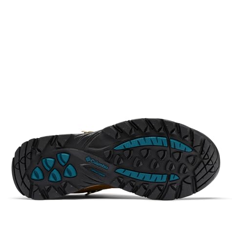 Columbia Columbia Womens Newton Ridge Lightweight Waterproof Hiking Boot, Elk/River Blue, 11
