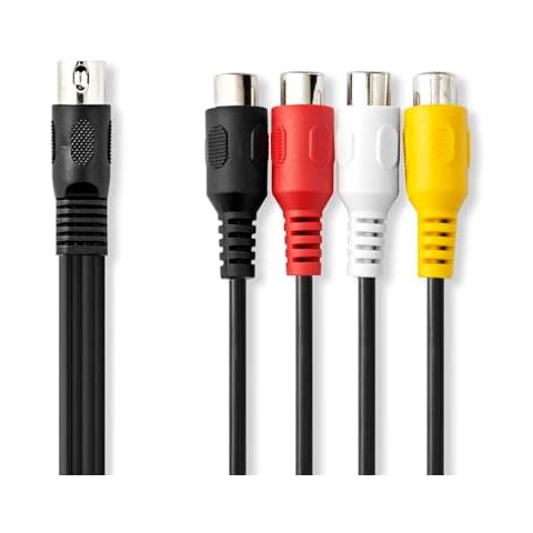 Câble audio DIN NEDIS 0,20 m Cover