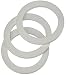 Set of 3 Gaskets for Vev Vigano Coffee Pots 3 to 4 CUP Loose