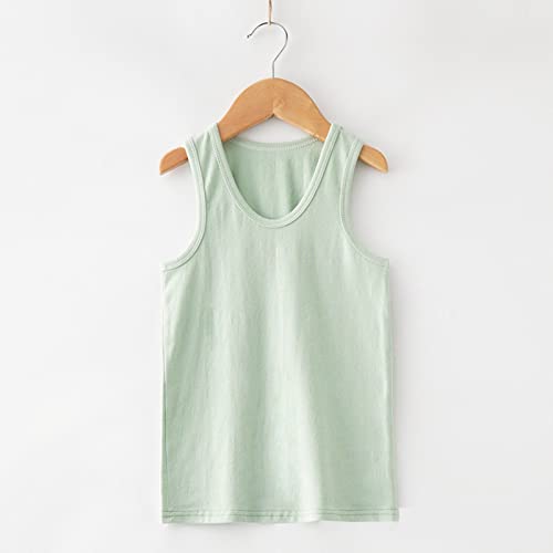 Toddler Boys Girls Tank Tops Summer Solid Cotton Sleeveless Shirts Casual Soft Breathable Tank Tops Undershirt for Kids2