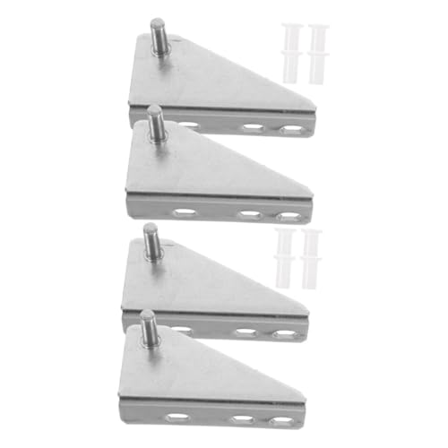 OSALADI 4Piezas Congelador de Inoxidable Elegante y Moderno Compatible con Refrigeradores Apertura Suave para Cocinas