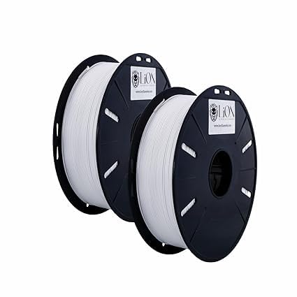 LiON 3D PRINTING FILAMENTS 1.75mm PLA Material (Pack of 2)| Dimensional Accuracy +/- 0.03mm | - Smooth Printing Material with Wide Color Option (White) (B0CPLQ5KS8) Amazon Price History, Amazon Price Tracker