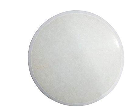 Dharam Paul Traders® White Marble chakla, Rolling Board Marble for Kitchen,8.5 inches,1 Piece.