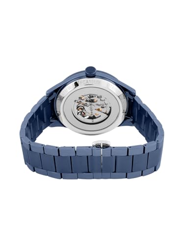 Image of French Connection Automatic Blue Dial Men's Watch-FCA10UM