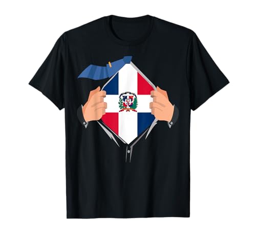 Proud Dominican Dominican Republic Flag T-Shirt