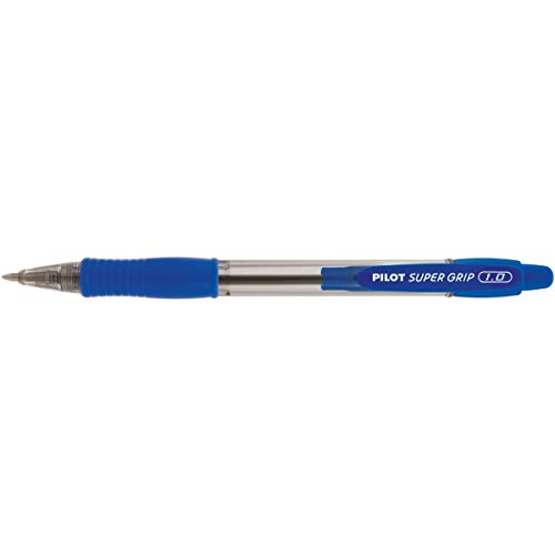 Caneta Esferográfica Retrátil, Pilot, Bpgp-Super Grip-10r, 1.0 mm, Azul