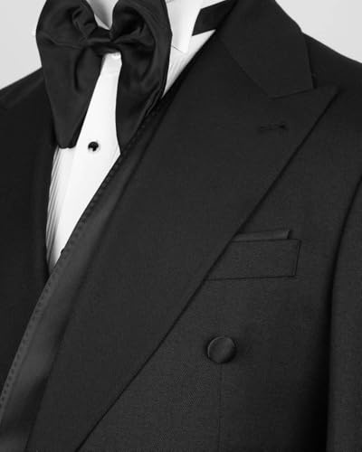 Men's Double Breasted One Button Blazer, Peaked Lapel, Two Flap Pockets, Dual Vents, White2