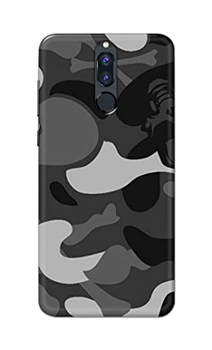Image of Printed Hard Back Cover Case for Huawei Mate 10 Lite | Huawei Nova 2i | Honor 9i Back Cover (Army Pattern) -702