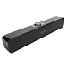 Produktbild PUSOKEI TV Kabelgebundener Lautsprecher, Bluetooth AUX Kabelgebundener Lautsprecher Fernseher Heimkino Stereo Bass Lautsprecher Box 3D Stereo Rauschunterdrückung Surround Bar(schwarz)
