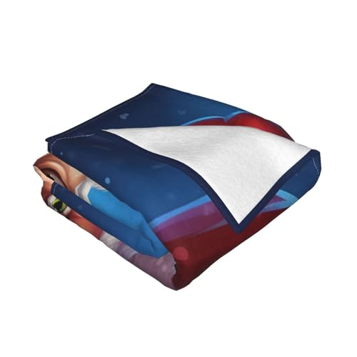 Couverture en flanelle douce plaid canapé Père Noël microfibre 203x152 - 3