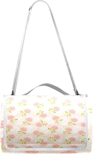 レジャーシート 花見シート 厚手 防水 薔薇 3 おしゃれ キャンプマット 折りたたみ 断熱 防湿気 大判 2人〜5人用 手洗い 旅行 花火大会 約144×150