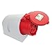 Produktbild REV CEE Steckdose, Starkstrom Steckdose, 400VAC, 16A, 5-polig, 3Ph + N + PE, IP44, rot