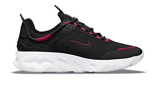 Nike Zapatillas React Live SE, Negro/Antracita-Sport Red, 44 EU