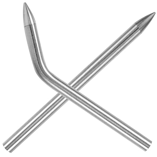 PLAFOPE Lace Pin Set 2pcs Weaving Needles for Baseball Glove Bracelet Repair Kit