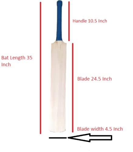 Image of Eagle Leap Premium VIII Kashmir Willow Double Blade Scoop Cricket Bat for Hard Tennis Ball