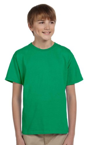 Hanes Boy's Big 50/50 Short Sleeve T-Shirt