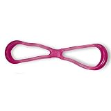 BH Fitness Gomma per streching e forza. BF01-S Durezza media. Ideale per allenarsi a casa. Colore rosa