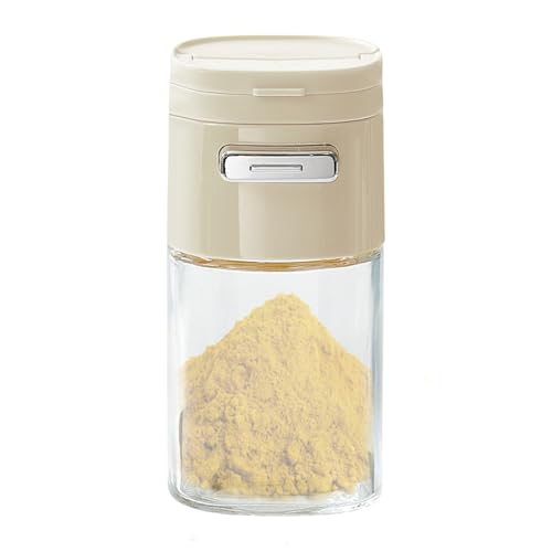 Ghjkldha Salero | Envases De Vidrio Para Condimentos - Envase para Especias de Alta Transparencia, Suministros de Cocina para Hornear para Pimienta y Otros