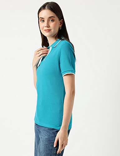 Image of Marks & Spencer Women's Cotton Striped Regular Fit T-Shirt