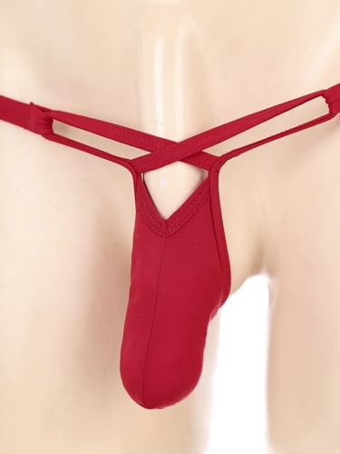 Mens Sexy Bulge Pouch G-string Underwear Stretchy Jockstrap Thongs Bikini Underpants4