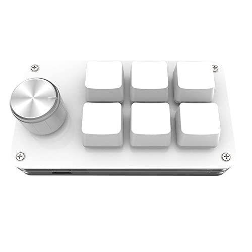Teclado Mecánico 6 Teclas USB Blanco
