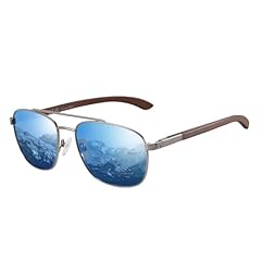 Silver Frame Sky Blue Lens
