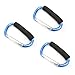 3Pcs Aluminum Alloys Sponges Shopping Hook D Shape Carabiner Large Clip Sponge Mountaineering Buckles