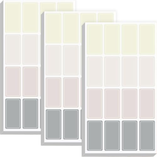 NJCXOLA 480 Piezas 15 x 30 mm, Etiquetas Adhesivas Grandes,