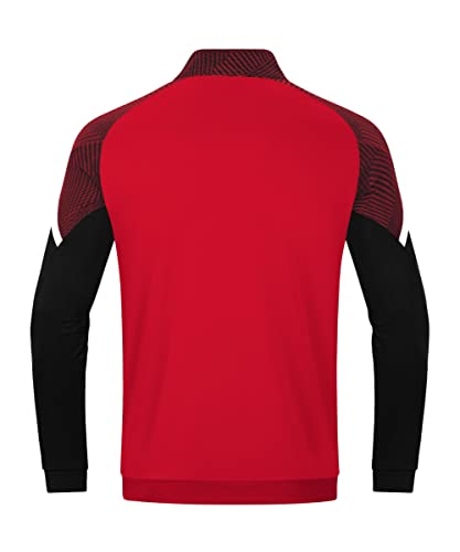 JAKO Kinder Polyesterjacke Performance, Rot/Schwarz, 152