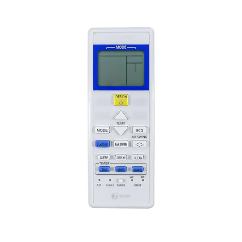 Image of 7SEVEN Compatible with Panasonic AC Remote Control Model 157D Suitable for 1 1.5 2 Ton Split and Window Air Conditioner - Match Each Key by Key Exactly with Existing AC Remote Function