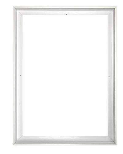Image of DIY Floating Frame for 8X10 /20.3X25.4cm Canvas,0.6-0.8 inch /1.5-2cm Deep.Picture Art Wall Decor,Art Canvas White Frame