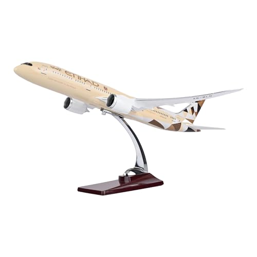 Image of Toys Uncle Diecast Aeroplane Scale Model, (46 cm B787 ETIHAD), Multicolor